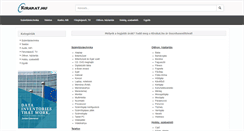 Desktop Screenshot of kirakat.hu